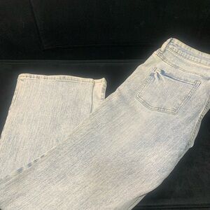 Light Wash Straight-Leg Jeans